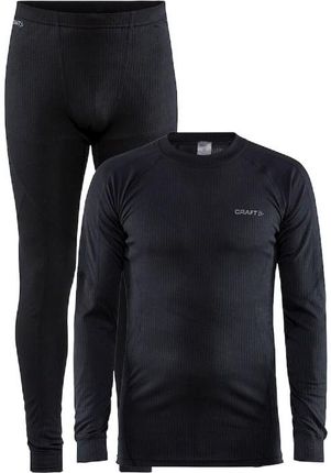 MĘSKI KOMPLET BIELIZNY FUNKCJONALNEJ CRAFT CORE DRY BASELAYER BLACK