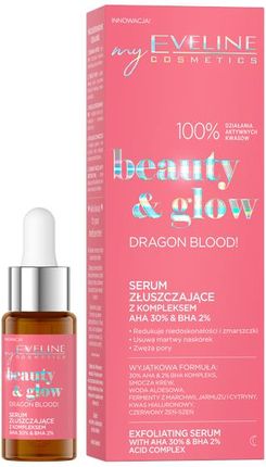 Eveline Beauty & Glow Dragon Blood Złuszczające Serum Do Twarzy 18Ml