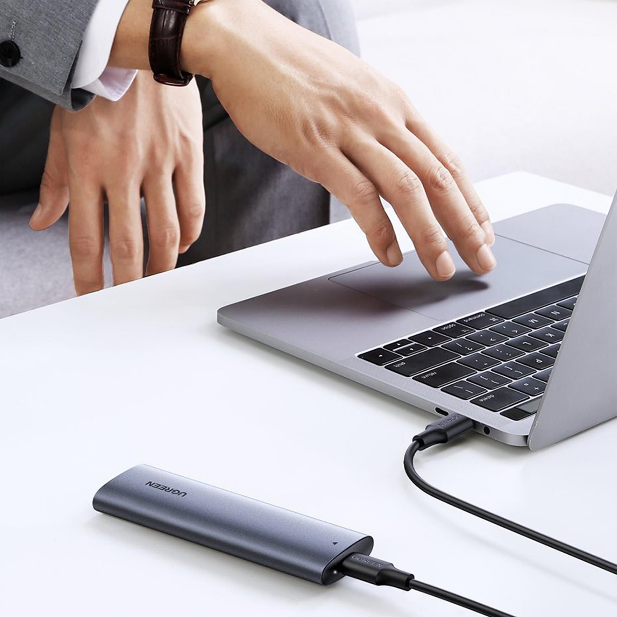 UGREEN OBUDOWA KIESZEŃ NA DYSK M.2 USB 3.2 10 Gbps - zdjęcie 1 UGREEN OBUDOWA KIESZEŃ NA DYSK M.2 USB 3.2 10 Gbps