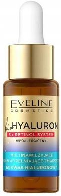 Krem Eveline BIOHYALURON 3XRETINOL Serum na dzień i noc 18ml - zdjęcie 4