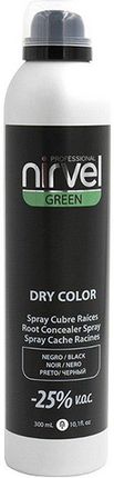 Nirvel Spray do Siwych Włosów Green Dry Color Czarny 300 ml