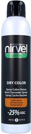 Nirvel Spray do Siwych Włosów Green Dry Color Średni Blond 300 ml