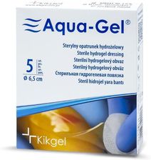 AQUA-GEL Sterylny opatrunek hydrożelowy o śr. 6,5cm 1 szt.