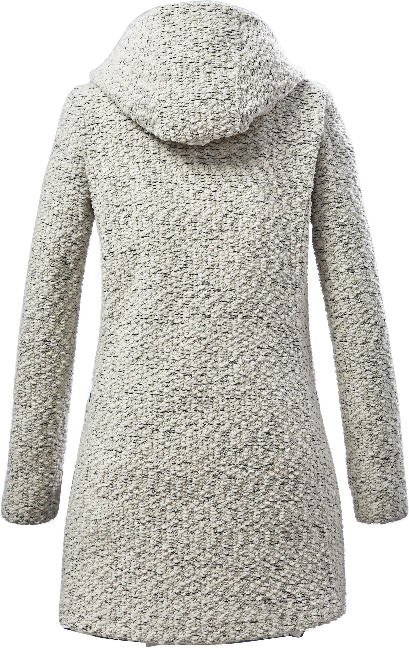 G.I.G.A. DX Parka Da Donna In Misto Lana Con Cappuccio, Giacca Antivento A Zip 2 Vie, Colore Melange, Roshana