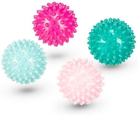 Gymtek Piłki Sensoryczne Do Masażu 4Szt rózowo-zielone