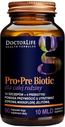 Doctor Life Pro+Pre Biotic Dla Całej Rodziny, 90 kaps