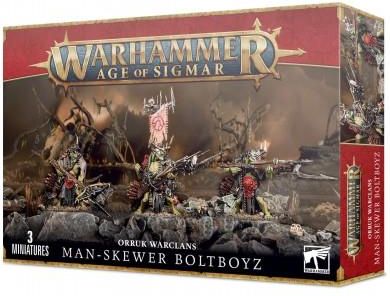 Games Workshop Warhammer Age of Sigmar Orruk Warclans Man-Skewer Boltboyz