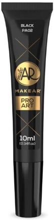 Makear Pro Art PA02 Black 10ml - żel do zdobień