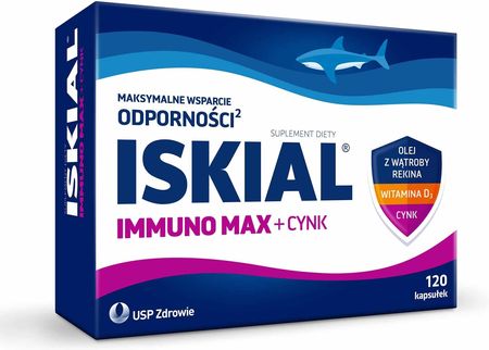 Iskial immuno Max + Cynk 120 kaps