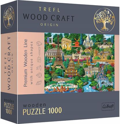 Trefl Puzzle drewniane 1000el. Francja - znane miejsca 20150
