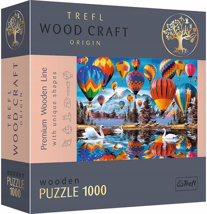 Trefl Puzzle drewniane 1000el. Kolorowe balony 20143