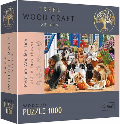 Trefl Puzzle drewniane 1000el. Psia przyjaźń 20149