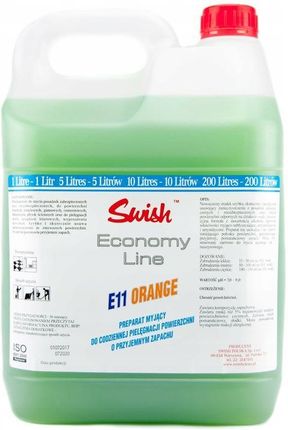 Swish E11 Orange Preparat Do Codziennej Pielęgnacji Powierzchni Mycia Podłóg  5L