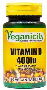 Veganicity Witamina D3 - 400iu 90tabl