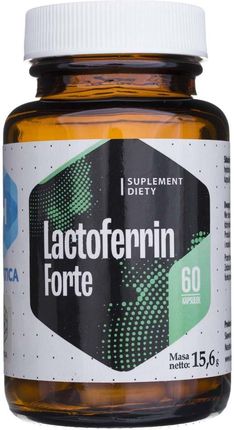 HEPATICA Lactoferrin Forte zawierający laktoferynę z mleka krowiego 60 kaps
