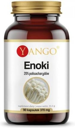 Yango Enoki 20% polisacharydów - płomiennica zimowa Ekstrakt z grzyba Enoki 90kaps