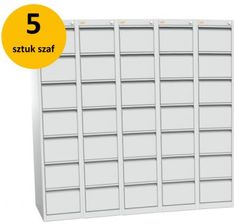 KART-MAP 5 SZAF KARTOTEKOWYCH KOP/7-1 B5 Z 7 SZUFLADAMI 1-RZĘDOWYMI