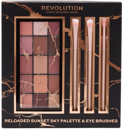 Makeup Revolution Reloaded Sunset Sky Palette & Eye Brush Set Zestaw prezentowy