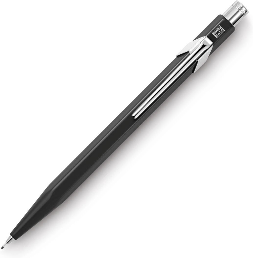 Caran D'Ache Bolígrafo 849 Classic Line Negro Lacado, Grosor De