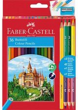 Zdjęcie Kredki Zamek 36Kol. Dwustronne 3 Ołówek Temperówka 110336 Faber Castell - Szczekociny