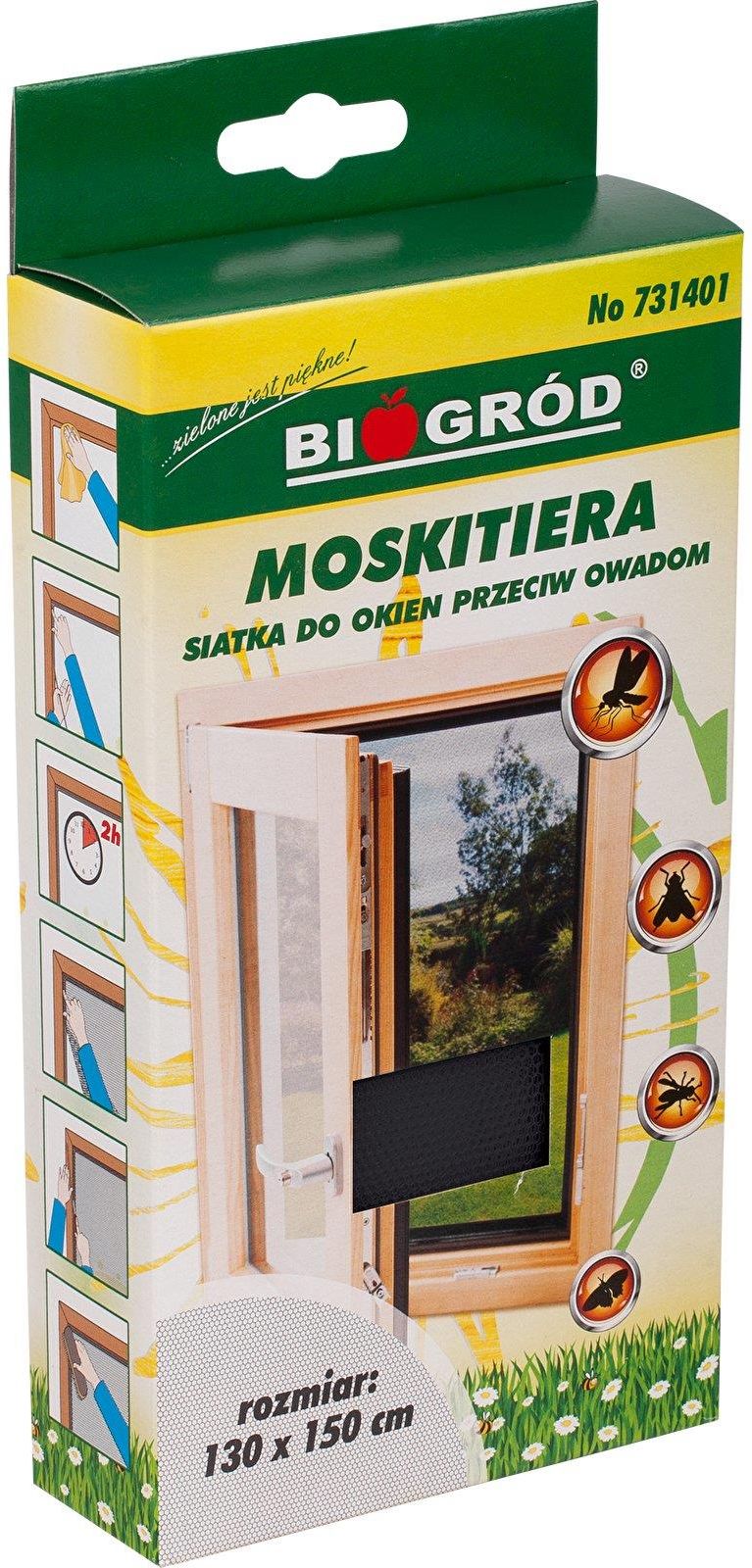 Siatki Do Okien Przeciw Owadom Browin Moskitiera Siatka Do Okien Przeciw Owadom 1 3X1 5M 731401