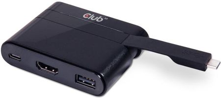 CSV-1534 Mini Stacja Dokująca USB-C na HDMI 2.0, USB 2.0, USB-C PD
