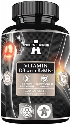 APOLLO'S HEGEMONY Vitamin D3 & K2 MK7 120 kaps.