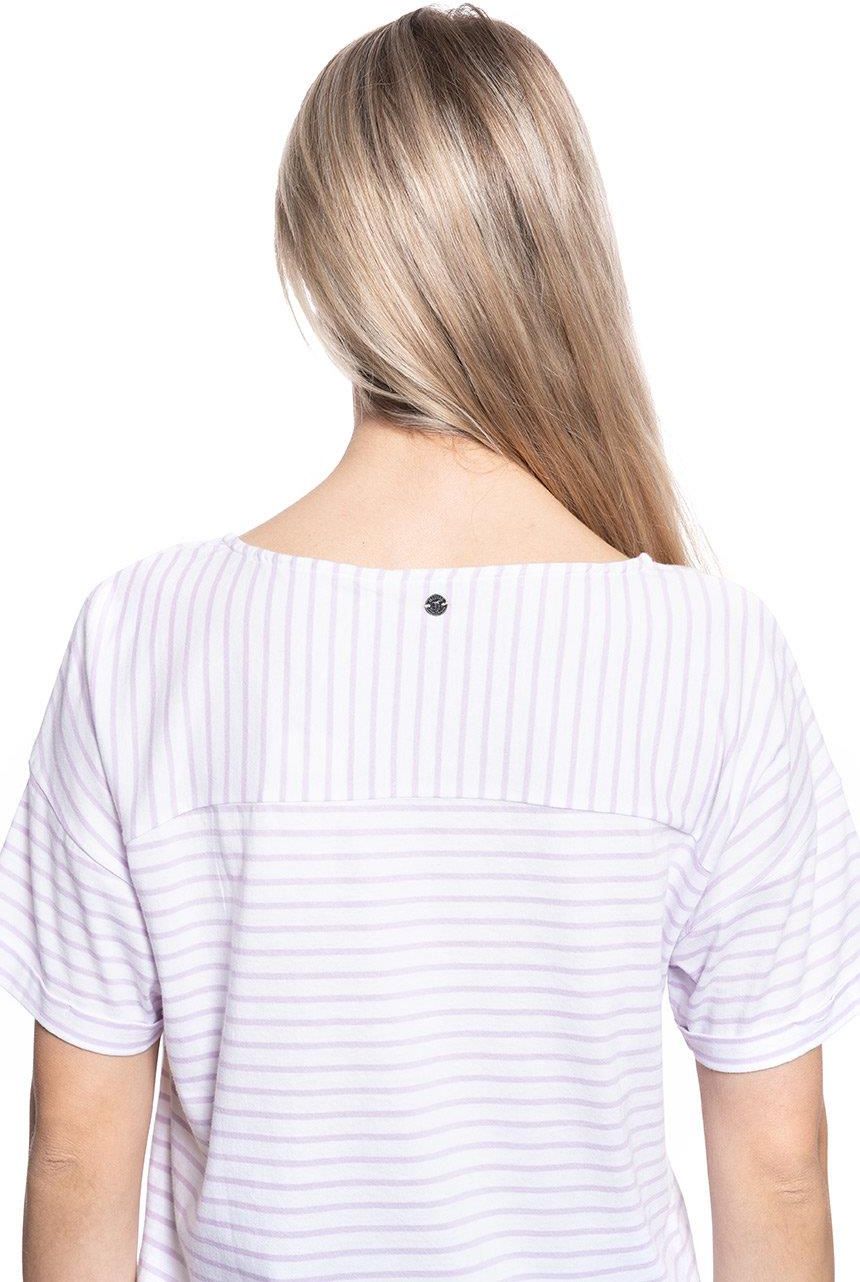 MUSTANG Audrey C Print T-Shirt Donna, Cotone Morbido, Girocollo, Taglio Ampio Con Stampa Floreale