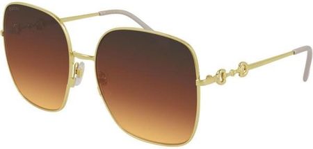 Gucci GG 0879 S - 004 GOLD brown double gradient