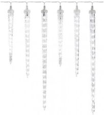 Zdjęcie Dekoracje 160 Led 6X Sopel 25 Do 40cm 3 6 M Zimna Biel Ip44 - Siechnice