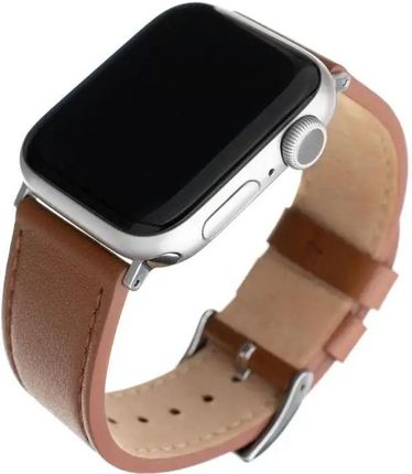 Pasek wymienny FIXED Leather Strap na Apple Watch 42/44/45 mm FIXLST-434-BRW Brązowy