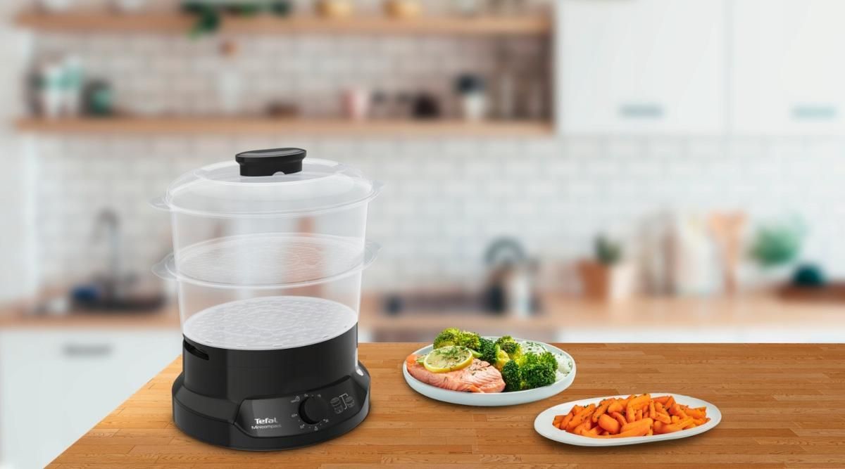 Tefal Minicompact Steam Cooker VC139810 - zdjęcie 7 Tefal Minicompact Steam Cooker VC139810
