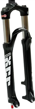 Amortyzator rowerowy SR SUNTOUR XCR RL-R czarny / Rozmiar koła: 26" / Rura sterowa: 1 1/8" / Skok: 100 mm / Typ amortyzacji: sprężyna / Wykończenie: p