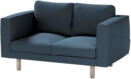 Dekoria.pl Pokrowiec na sofę Norsborg 2-osobową, niebieski, 153 x 88 x 85 cm, Etna