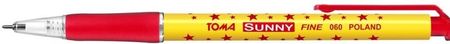 Toma Długopis Automatyczny Toma Sunny To-060 0.7 Mm Czerwony