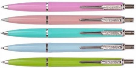 Zenith Długopis Automatyczny 7 Mix Pastelowych Kolorów Niebieski 04072010