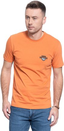 Lee Męski T-Shirt Chest Logo Tee Desert Orange L61Mfeob