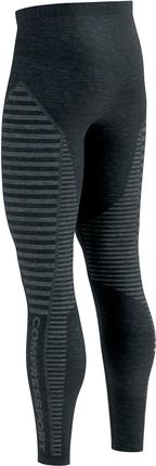 Compressport Trail Under Control Full Tights Black T2 Running  trousers/leggings - Muziker