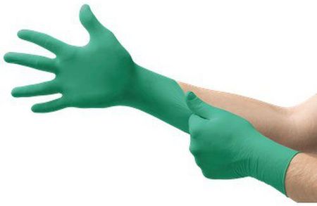 Jednorazowe Rękawice Nitrylowe Ansell Touch N’Tuff 92-500 Zielone Rozm. S