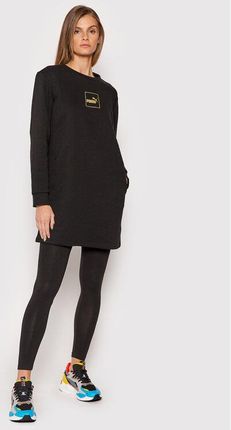 Puma Legginsy Hollday 589552 Czarny Tight Fit - zdjęcie 2