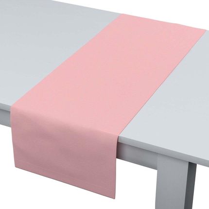 Dekoria.pl Bieżnik prostokątny, pudrowy róż, 40 × 130 cm, Loneta