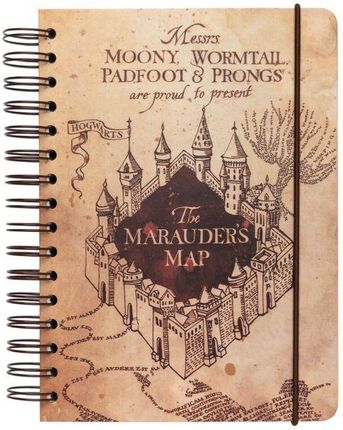 Grupoerik Harry Potter Mapa Huncwotów Notes A5