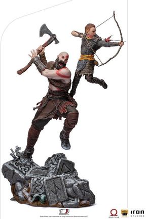 Iron Studios God of War BDS Art Scale Statua 1/10 Kratos & Atreus 34 cm