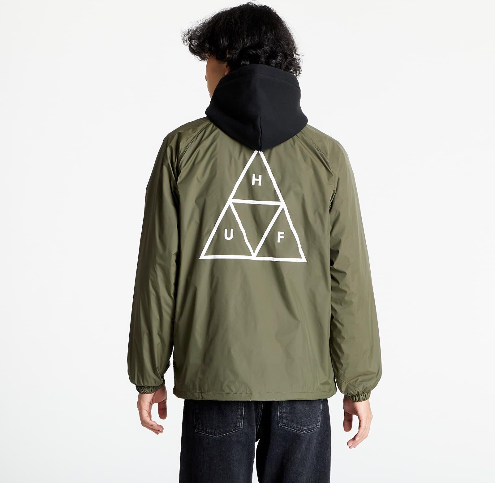 Huf triple hotsell triangle coaches jacket