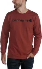 Carhartt Koszulka Emea Signature Graphic Long Sleeve T Shirt Dark Barn Red Heather - Bluzki trekkingowe