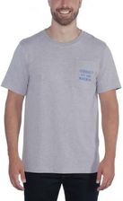 Carhartt Koszulka Workwear Graphic Pocket T Shirt Heather Grey - Bluzki trekkingowe
