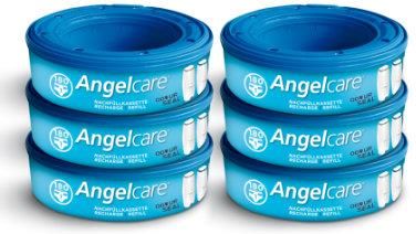 Angelcare 6 Wkładów Do Pojemnika Na Zużyte Pieluchy = Jeden 180 Pieluch