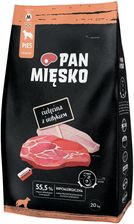 Ranking Pan Mięsko Karma sucha dla psa Cielęcina z indykiem (dorosły) chrupki M 20kg Zobacz, jaką karmę uwielbiają najlepsze psy