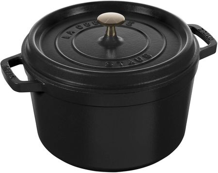 Staub Garnek żeliwny okrągły wysoki 4,8l Czarny (405022850)