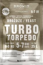 Zdjęcie Browin Drożdże gorzelnicze Turbo Torpedo 100g - Mordy